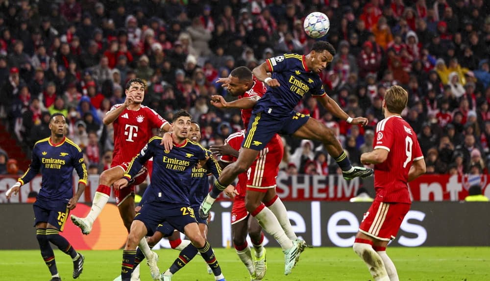آرسنال يتعادل مع بايرن ميونيخ في دوري الأبطال