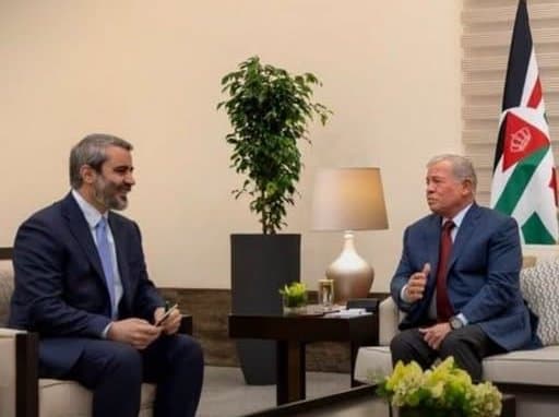 Al-Shibani Meets Jordan King on Syria and Israel