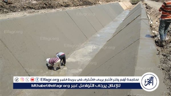 وزارة الري تذكر طول شبكة الترع