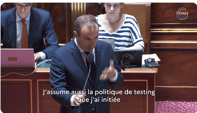 French Defense Minister announces drug testing for senior government officials
