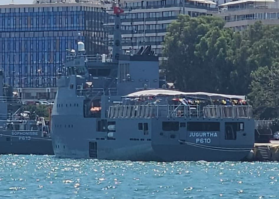 Tunisian Navy Ships Docked in Athens