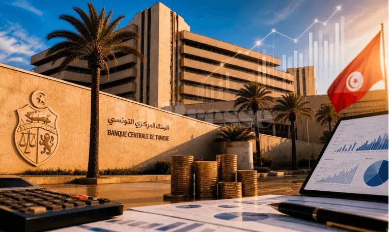 موقع البنك المركزي التونسي تحت تدابير أمنية