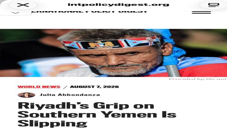 Abundanza: Riyadh's Hold in South Yemen Eases