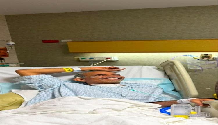 Major Mahmoud Al-Sabahi undergoes surgery at King Faisal Hospital