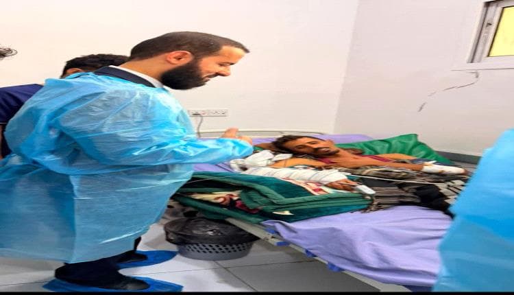 Abyan governor visits injured security personnel