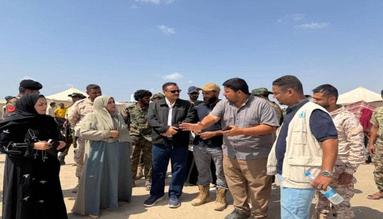 وزيرة المرأة تتابع أوضاع نازحي مخيم الفردوس