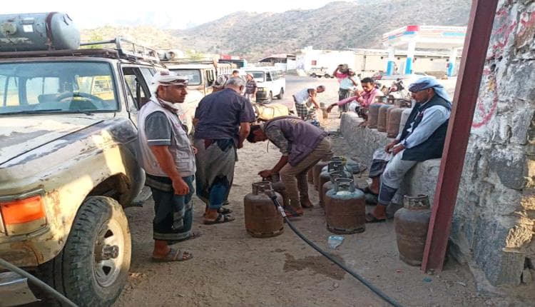 انعدام مادة الغاز في لحج