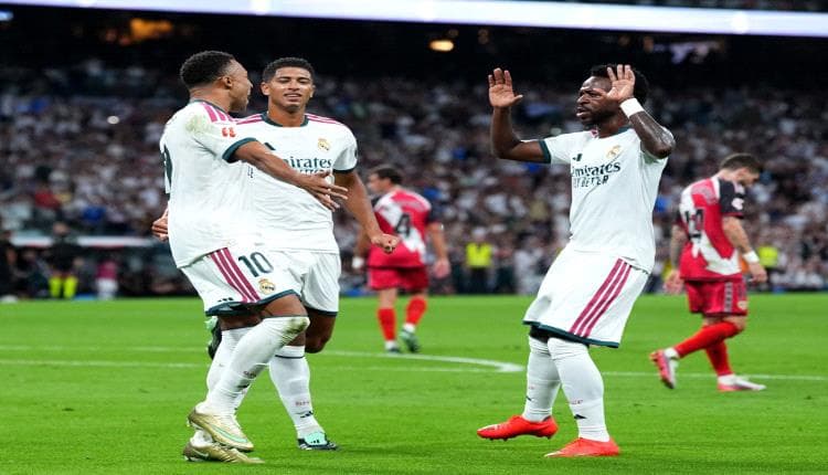 Mbappé shines at Bernabéu with goals