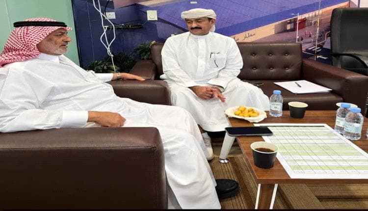 بن الوزير يناقش مشاريع تنموية في شبوة