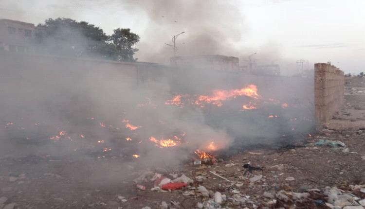 Aden: Fire setting incident at General Republic Hospital