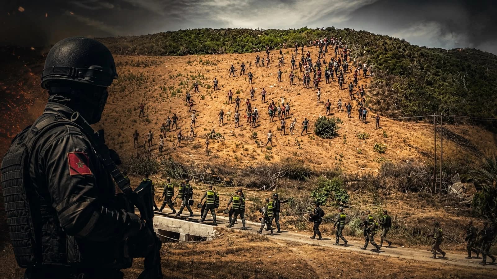Authorities encircle migrants in Fnideq