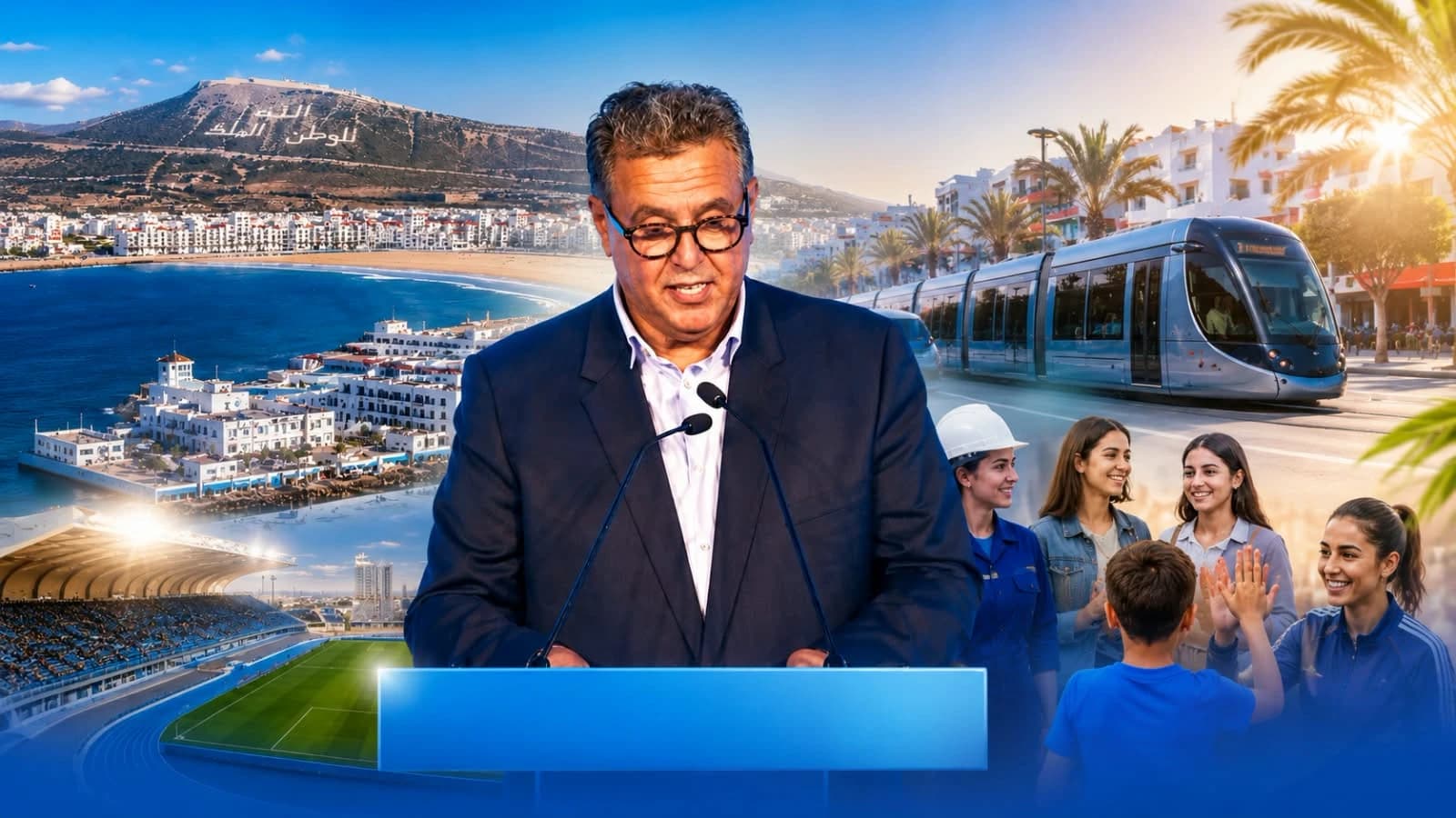أخنوش يعلن عن مشاريع لتحسين أكادير