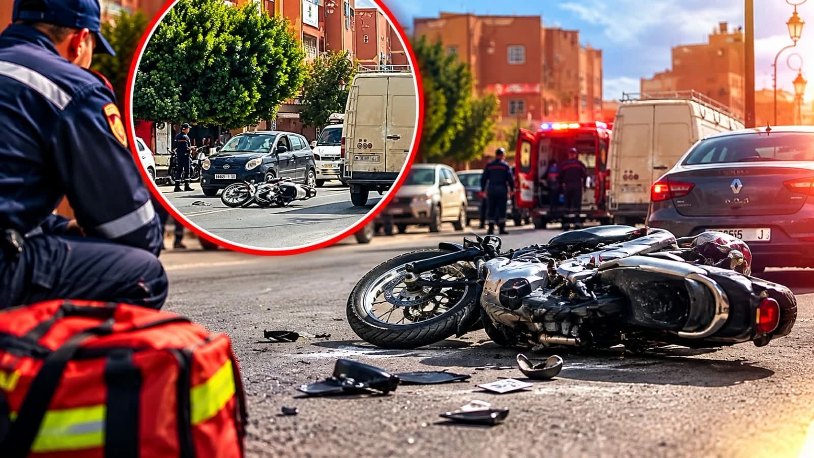 حادثة مرور قاسية قرب تنغير