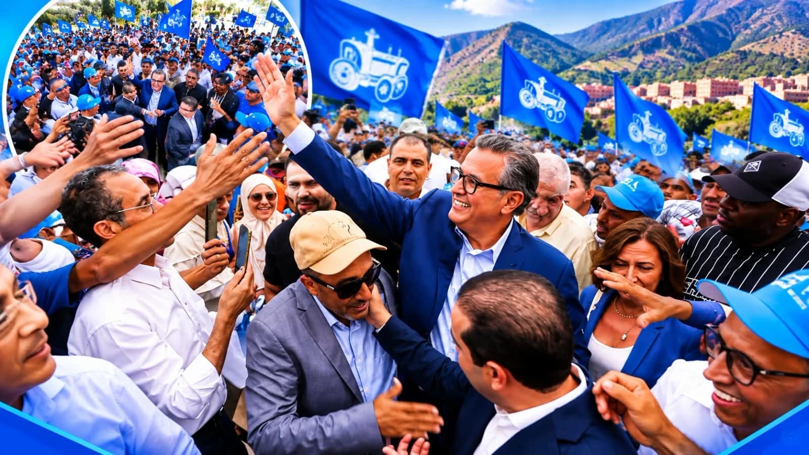 Ait Zilal Free People's Meeting Draws Large Crowd