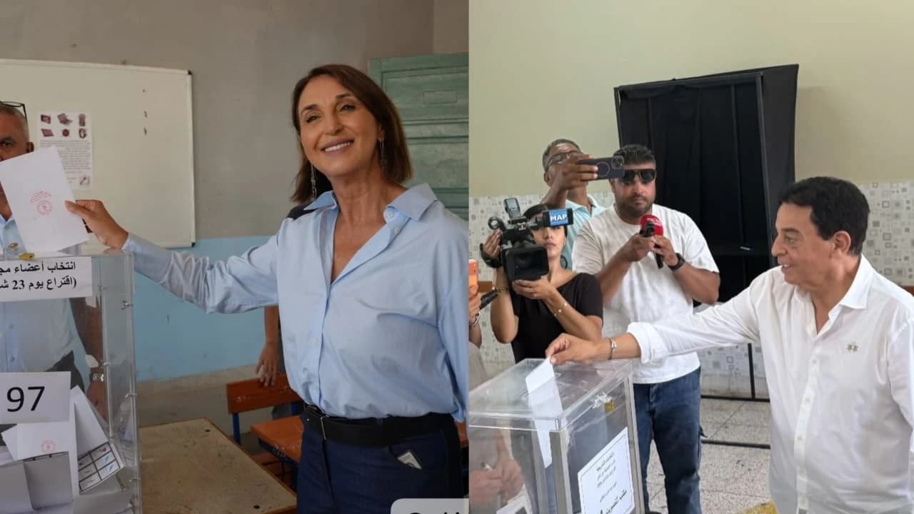 Muneeb and Jidar vote in Casablanca