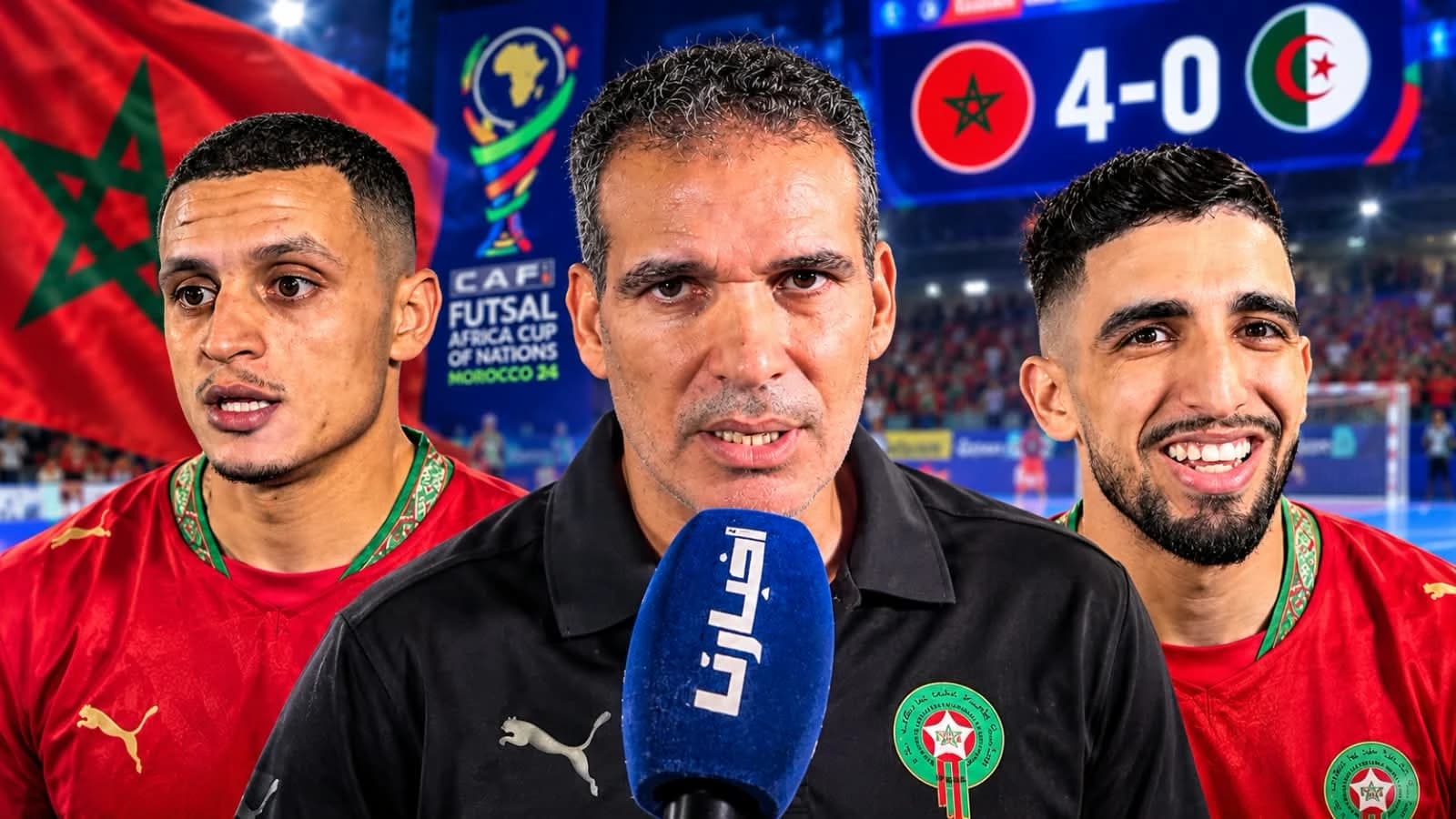 Al Dkik's team beats Algeria 4-0