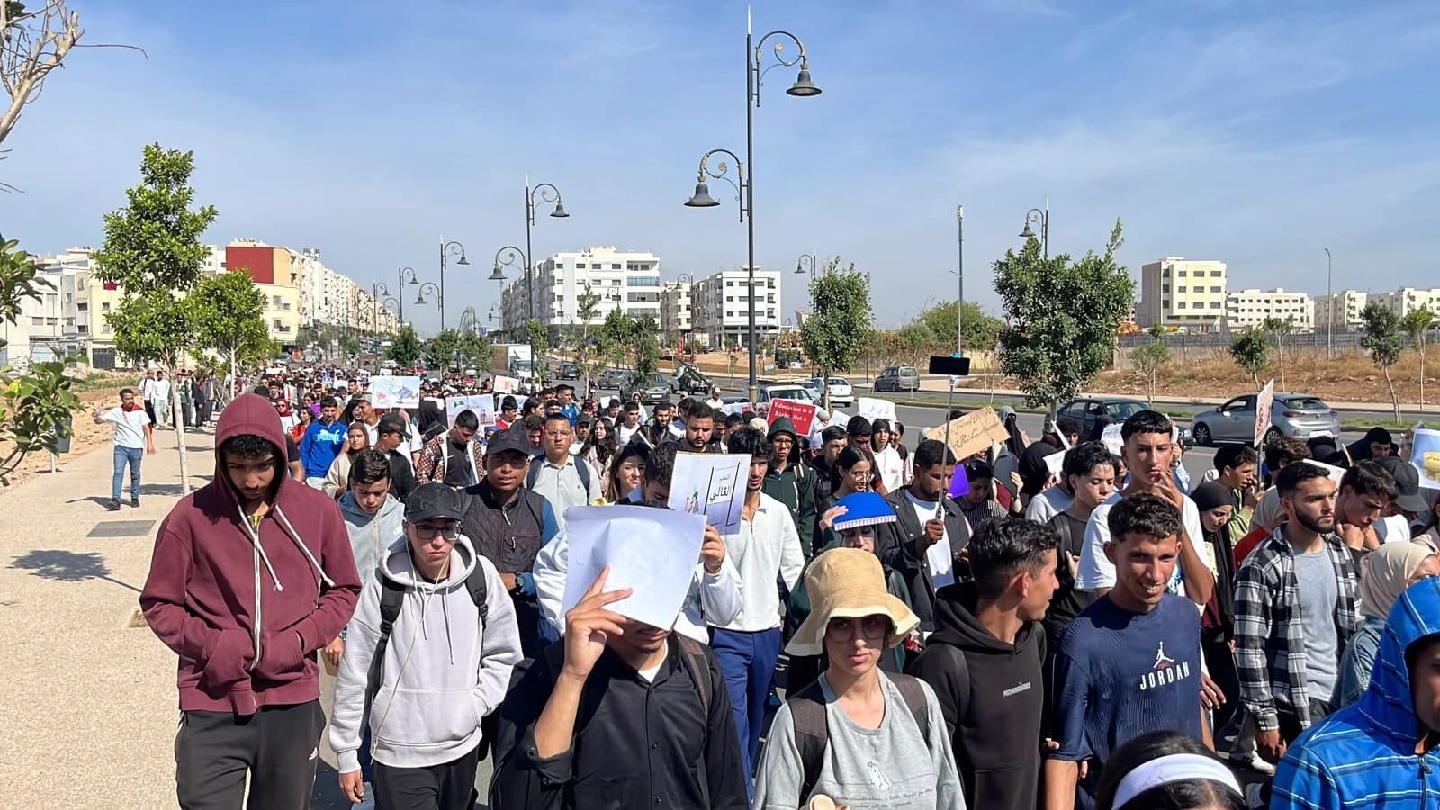 Student March Against Fees in Fez