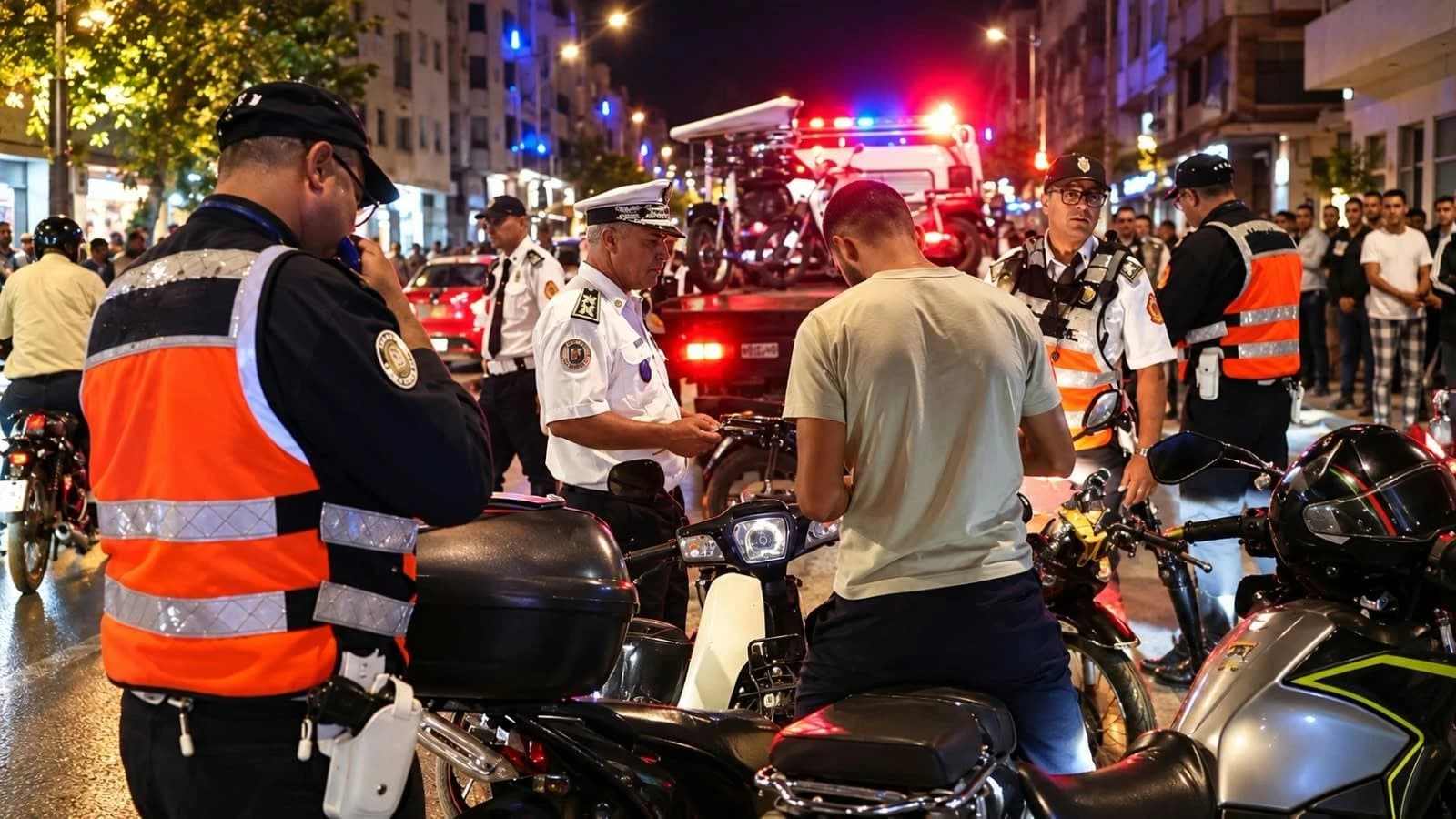 وجدة تستمر في حملة مكافحة الدراجات المخالفة