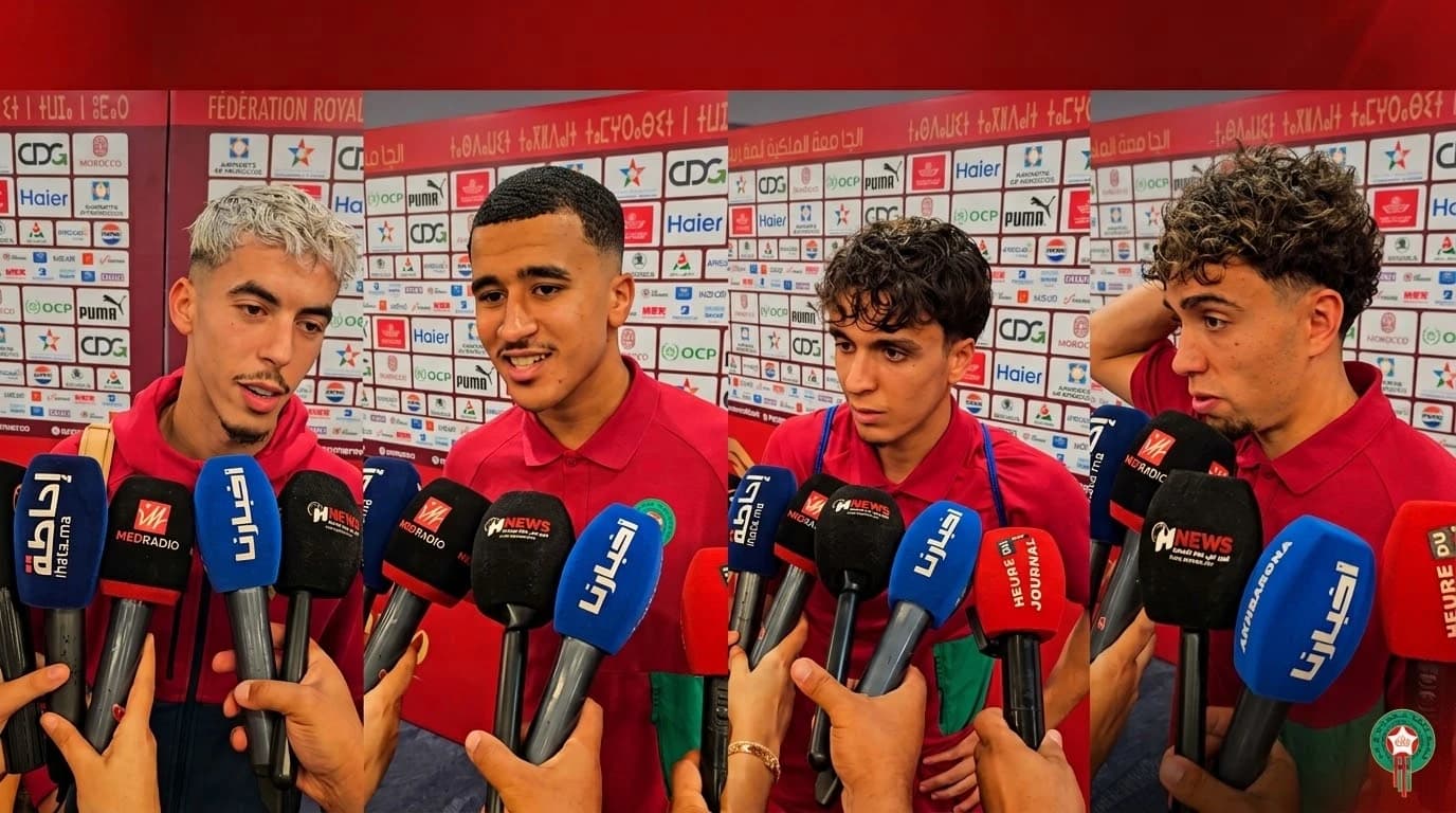 ردود لاعبي المغرب بعد فوز الغابون
