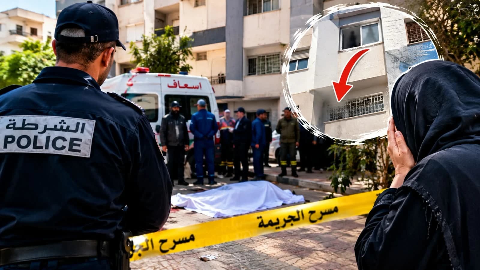 وفاة فتاة في مرتيل بعد سقوطها من عمارة