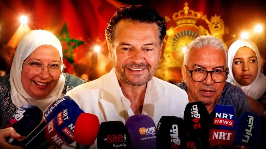 راغب علامة يهنئ الملك ويطلق أغنيته