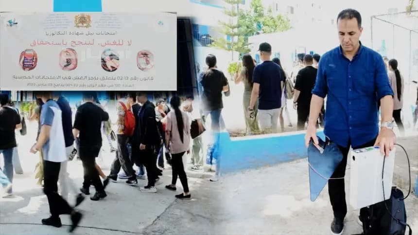 First baccalaureate exams in Tangier amid cheating checks