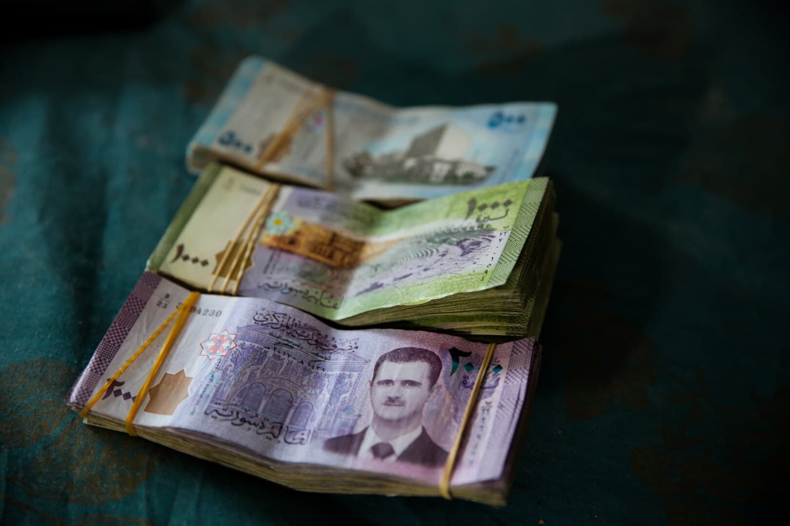 Exchange Rates of US Dollar, Euro, and Gold Against Syrian Pound on July 7, 2026