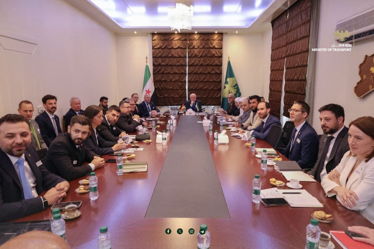 German delegation reviews Syrian transport investments