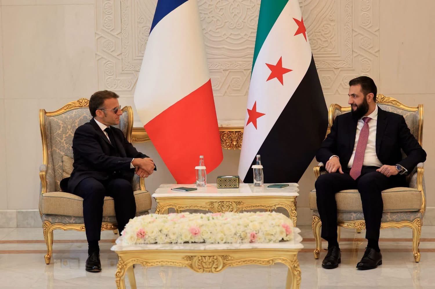 Elysee: Macron Did Not Hear the Sound of the Explosions in Damascus