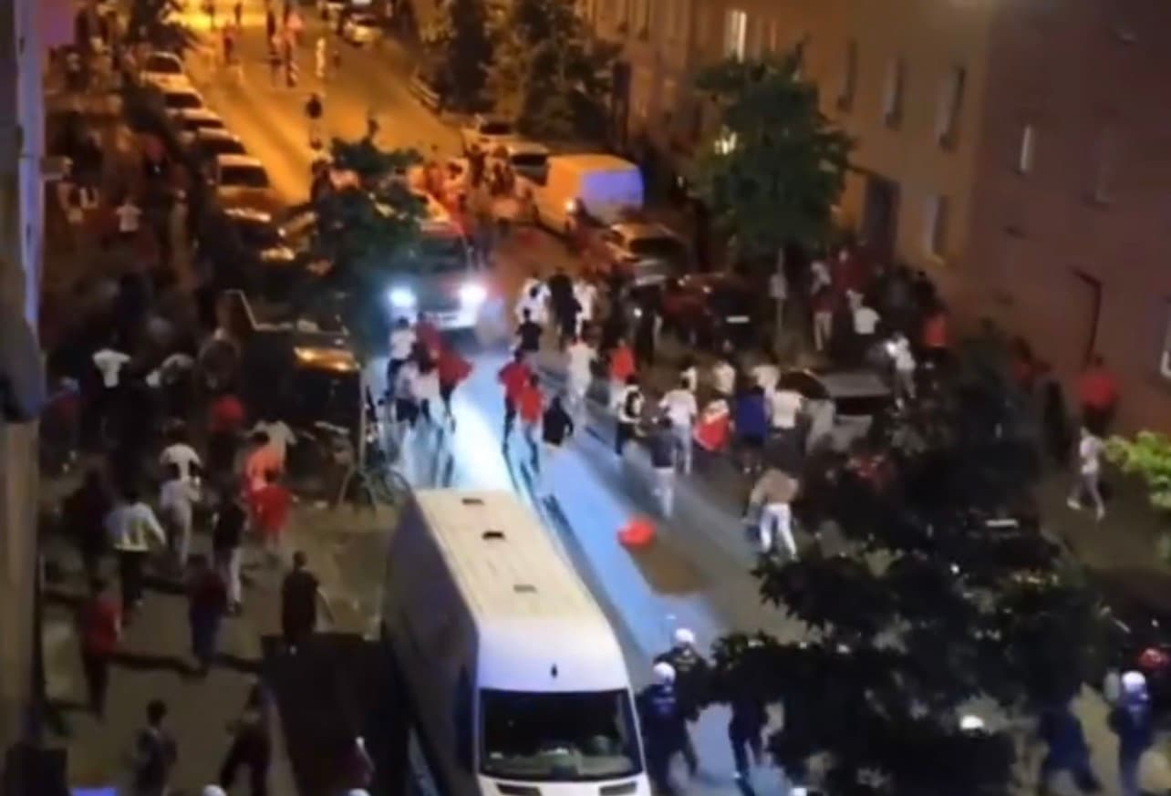 ألمانيا: إصابة 3 من رجال الشرطة واعتقال شخصين بعد أعمال شغب في دوسلدورف بعد خروج المغرب من مونديال 2026