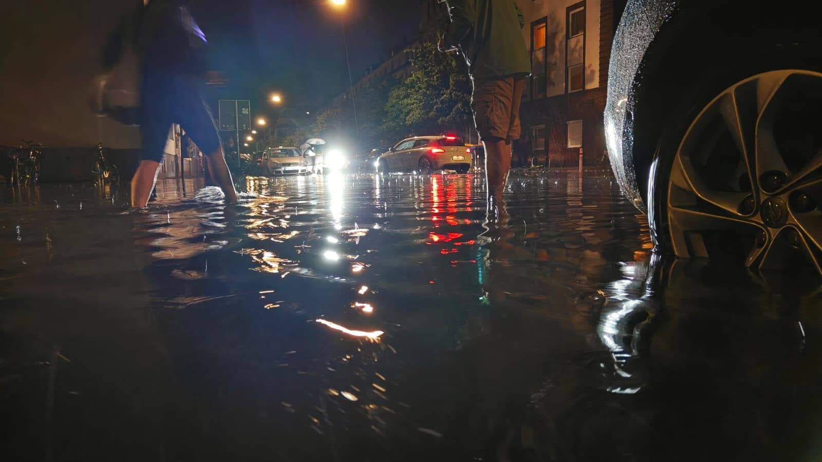 Heavy rains cause flooding and traffic disruptions in Hanover