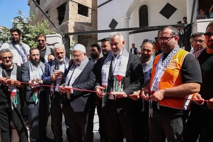 تركيا تعيد افتتاح مسجد القدس في مخيم اليرموك