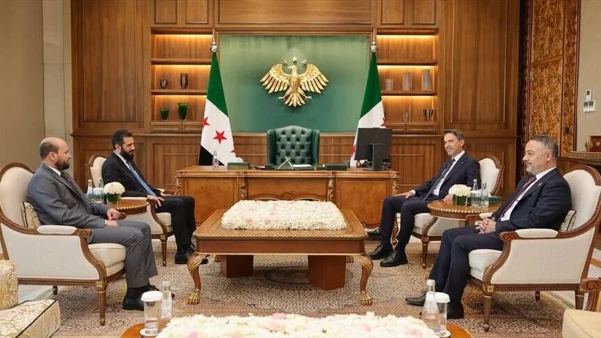 الشرع يستقبل وزير الطاقة التركي