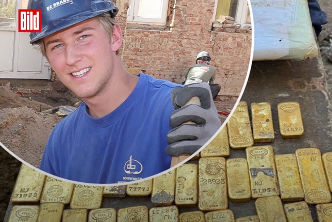 18-year-old worker uncovers gold in Belgium