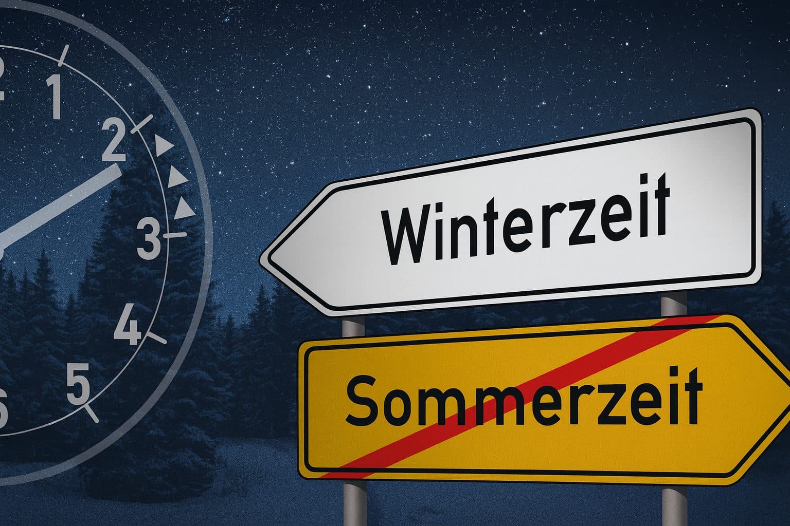 Germany's 2026 winter clock change schedule