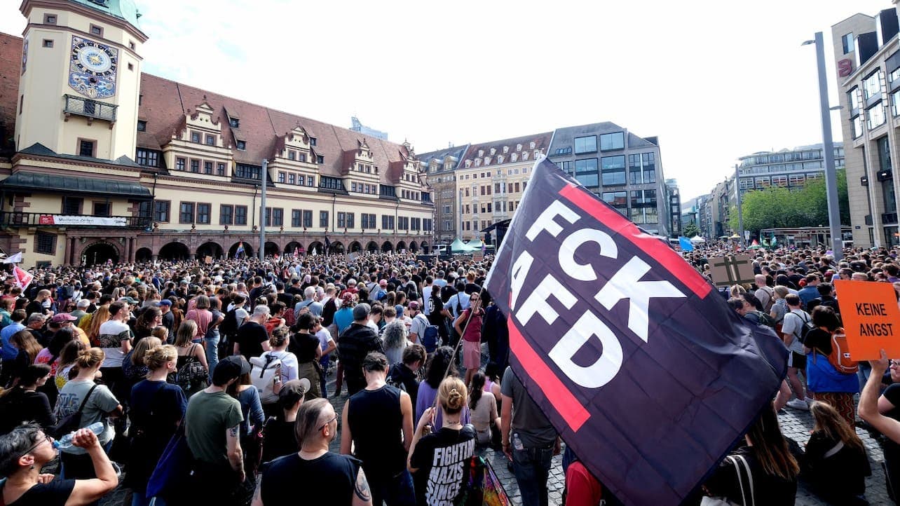 Germans protest AfD victory