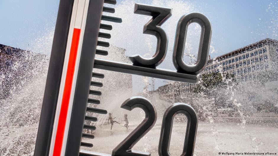 Germany experiences mid-summer temperatures