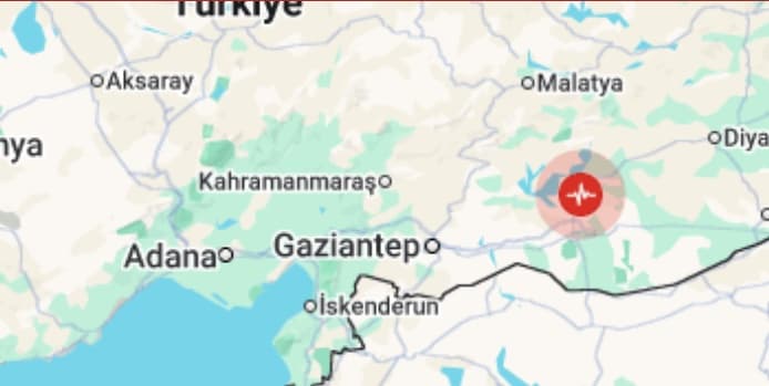 زلزال 5.4 يضرب جنوب تركيا