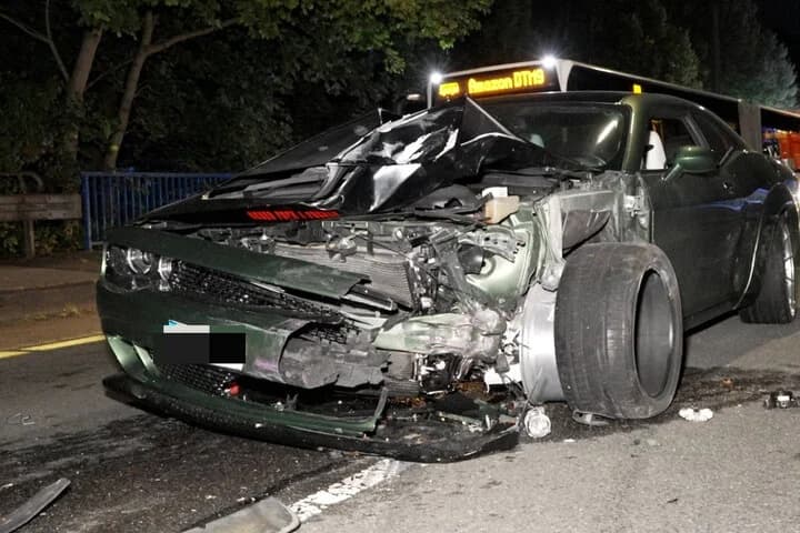 Germany crash injures four youth