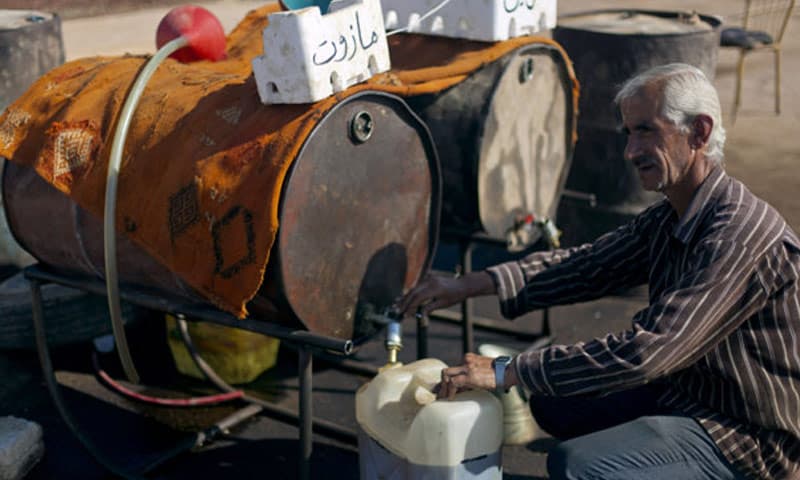أزمة وقود تشمل حلب وتوقف المحطات