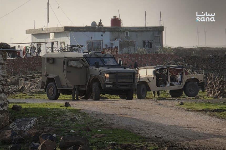 Israeli Raid in Daraa Countryside