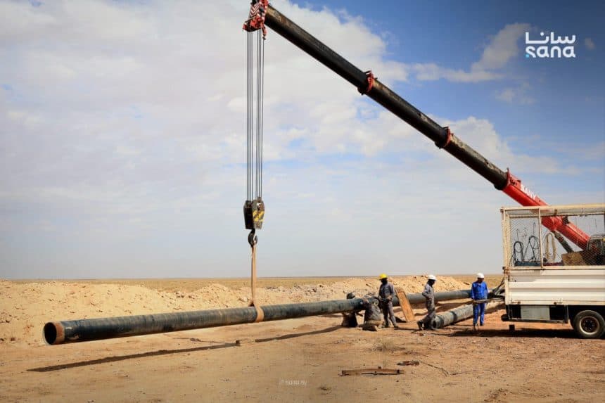 Explosion Hits Jebsa Gas Pipeline