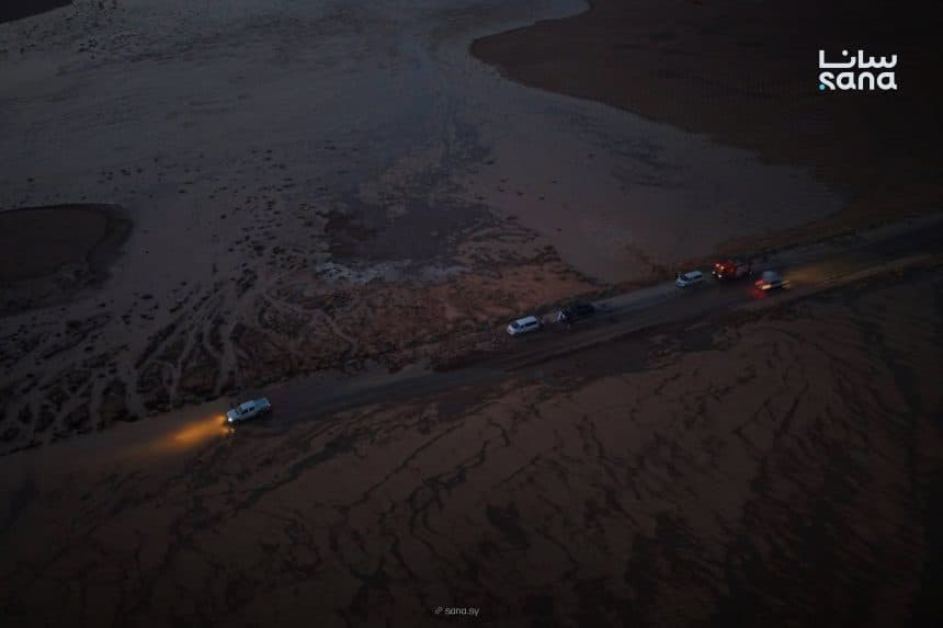 Floods sever Syria cables