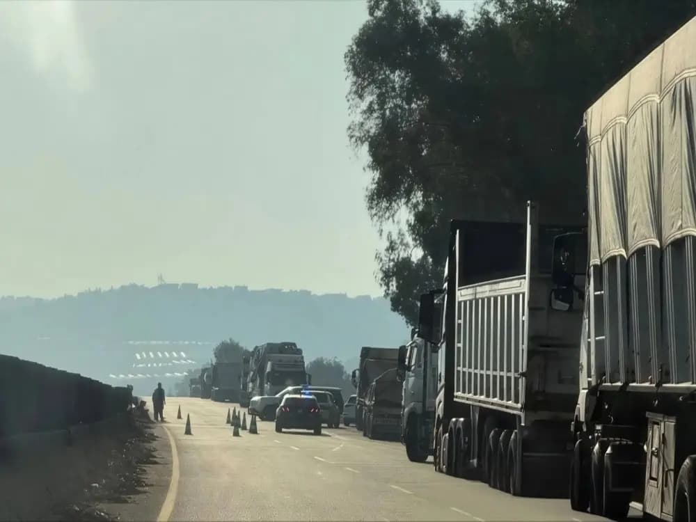 إغلاق أوتوستراد حمص طرطوس بسبب تسرب البنزين