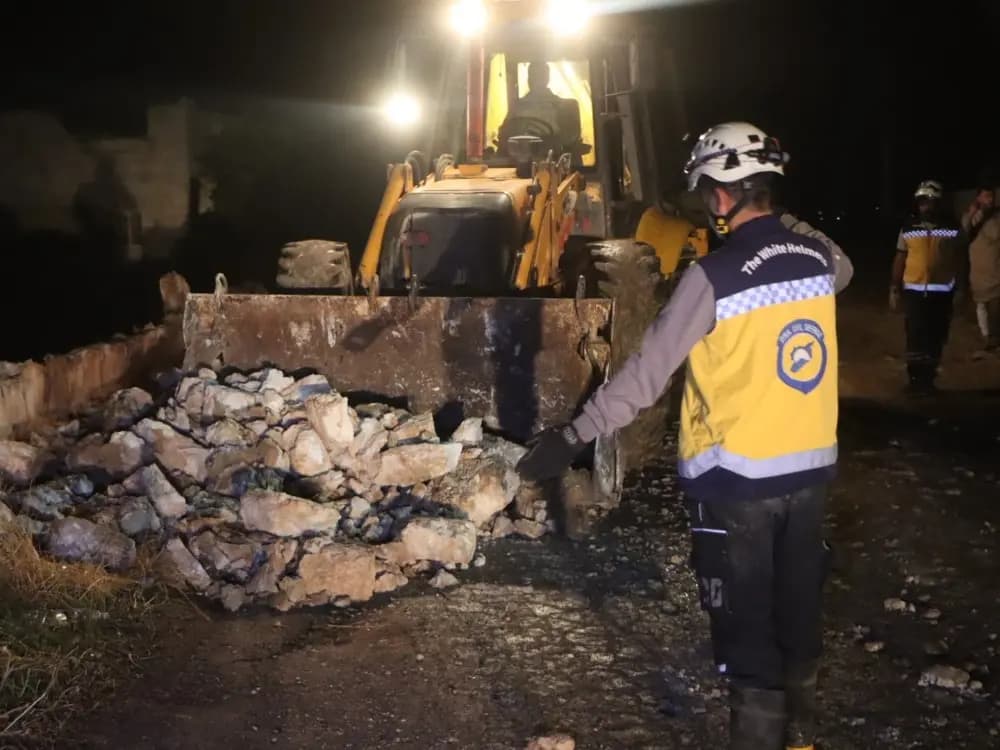 شاب مصاب بسبب برد في ريف حلب