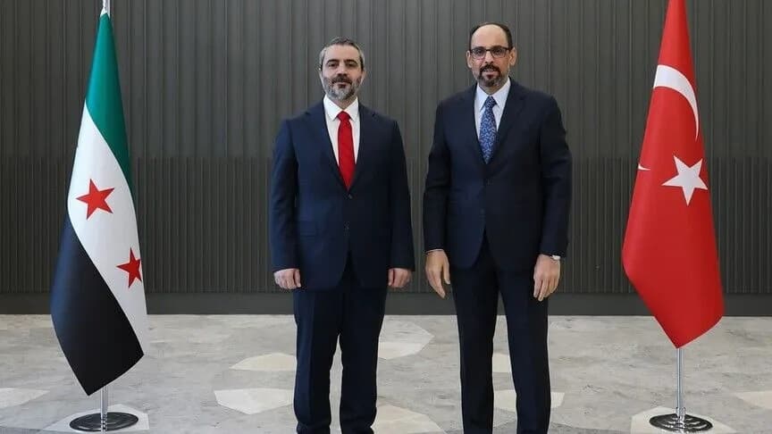 Al-Shibani and Çalan discuss regional ties
