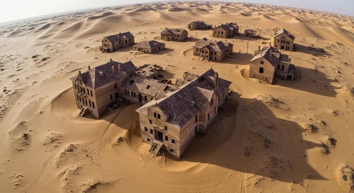 Diamonds and treasures lost in the desert