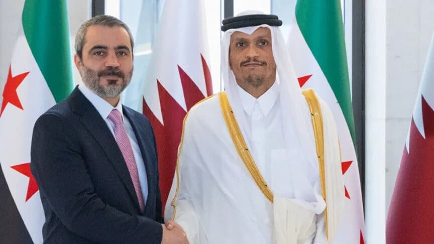 Al-Shibani in Doha for Syria-Qatar talks