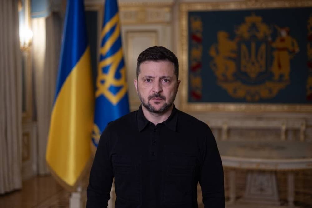 Ukrainian leader asserts strong arms output