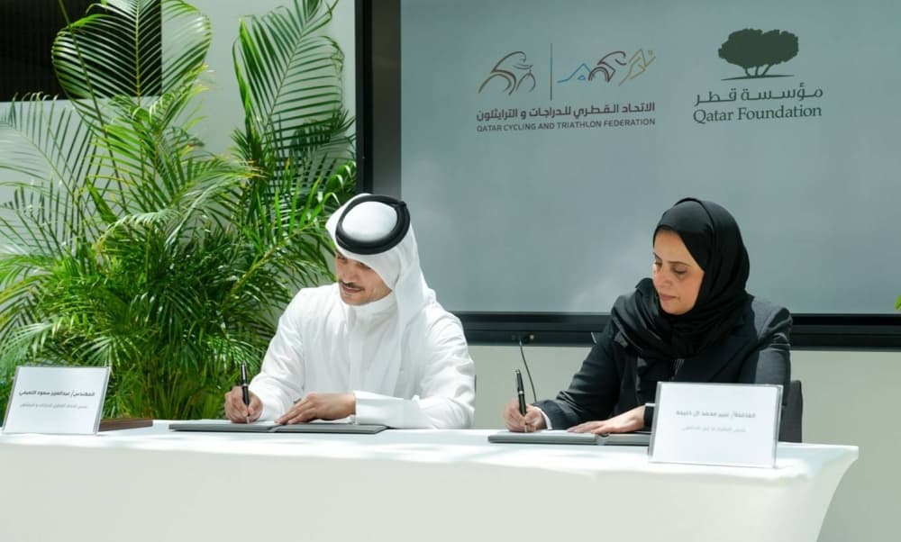 Qatar Cycling Federation and Pre-University Education Sign Memorandum to Promote Sports and Inclusion Among Students